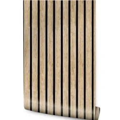 Outlet Muralo Papier Peint Intissé PLANCHES Imitation Bois Pour Salon 53cm x 300cm