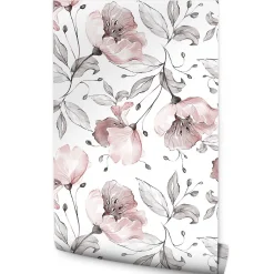 Clearance Muralo Papier Peint Intissé Pour Salon FLEURS Des Champs Coquelicots Nature