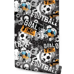 Outlet Muralo Papier Peint Intissé Pour Chambre D'Enfant FOOTBALL Graffiti Sport
