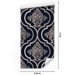 New Muralo Papier Peint Intissé Pour Salon ORNEMENTS Décor Exclusif