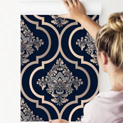 New Muralo Papier Peint Intissé Pour Salon ORNEMENTS Décor Exclusif