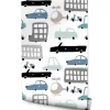 Best Muralo Papier Peint Intissé Pour Chambre d'Enfant Voitures Colorées