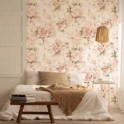 New Muralo Papier Peint Intissé Pour Salon FLEURS Pivoines Plantes Nature