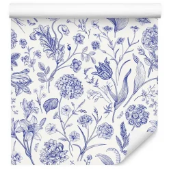 Discount Muralo Papier Peint Intissé Pour Chambre FLEURS Feuilles Plantes Nature