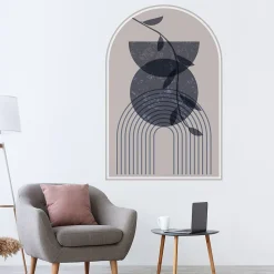 Ambiance Sticker Papier peint intissé pré-encollé fresques géantes - FRESQUE ARCHE CHIC ROMANTIQUE - 90x60cm* Papier Peint Art Déco