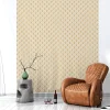 Ambiance Sticker Papier peint intissé pré-encollé - ART DÉCO BEIGE ÉVENTAIL - 1 rouleau de 300x60cm* Papier Peint Art Déco