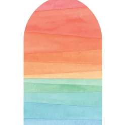 Hot Ambiance Sticker Papier peint intissé pré-encollé fresques géantes - ARCHE ARC-EN-CIEL - 100x60cm