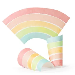 Ambiance Sticker Papier peint intissé pré-encollé fresques géantes - ARC-EN-CIEL DESSIN PASTEL - 75x60cm*Enfant Papier Peint Enfant
