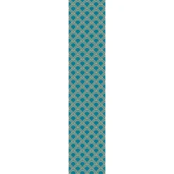 Discount Ambiance Sticker Papier peint intissé pré-encollé - SCANDINAVE ART DÉCO BLEU CANARD ARCHES - 1 rouleau de 300x60cm