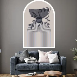 Ambiance Sticker Papier peint intissé pré-encollé fresques géantes - FRESQUE ARCHE ENTRE TERRE ET LUNE - 135x90cm* Papier Peint Art Déco