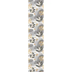 Ambiance Sticker Papier peint intissé pré-encollé - DESIGN SCANDINAVE NUANCES DE GRIS - 1 rouleau de 300x60cm* Papier Peint Géométrique