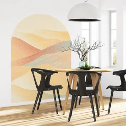 Outlet Ambiance Sticker Papier peint intissé pré-encollé fresques géantes - ARCHE COUCHER DE SOLEIL DÉSERTIQUE - 127x90cm