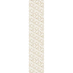 Hot Ambiance Sticker Papier peint intissé pré-encollé - MOTIF GÉOMÉTRIQUE SCANDINAVE - 1 rouleau de 300x60cm