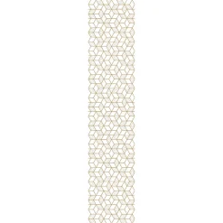 Hot Ambiance Sticker Papier peint intissé pré-encollé - MOTIF GÉOMÉTRIQUE SCANDINAVE - 1 rouleau de 300x60cm