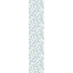 Ambiance Sticker Papier peint intissé pré-encollé - FLEURS DE JASMIN BLEU - 1 rouleau de 300x60cm