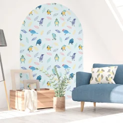 Ambiance Sticker Papier peint intissé pré-encollé fresques géantes - ARCHE DES OISEAUX - 175x120cm* Papier Peint Art Déco