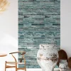 Discount Ambiance Sticker Papier peint intissé pré-encollé - BRIQUES D'ATHÈNES - 1 rouleau de 300x60cm
