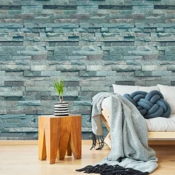 Discount Ambiance Sticker Papier peint intissé pré-encollé - BRIQUES D'ATHÈNES - 1 rouleau de 300x60cm
