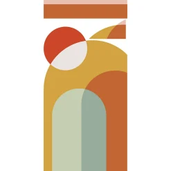 Sale Ambiance Sticker Papier peint intissé pré-encollé fresques géantes - ARCHES DU CRÉPUSCULE - 250x120cm