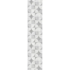 Ambiance Sticker Papier peint intissé pré-encollé - MOSAÏQUE EFFET BOIS GRIS - 1 rouleau de 300x60cm* Papier Peint Art Déco