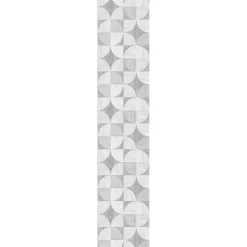 Ambiance Sticker Papier peint intissé pré-encollé - MOSAÏQUE EFFET BOIS GRIS - 1 rouleau de 300x60cm* Papier Peint Art Déco
