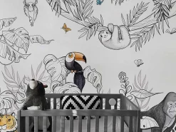 Acte Déco Papier peint panoramique enfant Jungle, Couleurs 150 x 250cm*Enfant Papier Peint Enfant