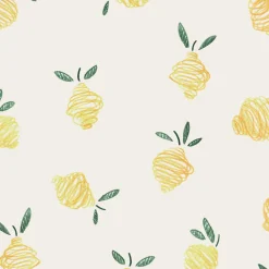 Acte Déco Papier peint panoramique enfant Citrons, Jaune 225 x 250cm*Enfant Papier Peint Enfant