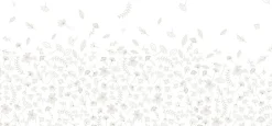 Acte Déco Papier peint panoramique enfant Danse des Feuilles, Gris clair 525 x 250cm*Enfant Papier Peint Enfant