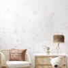 Acte Déco Papier peint panoramique enfant Danse des Feuilles, Beige 525 x 250cm*Enfant Papier Peint Enfant