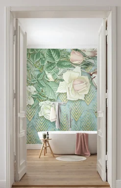 Outlet Komar Papier Peint panoramique sur intissé Rose Poem 200 x 250 cm