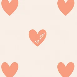 Acte Déco Papier peint panoramique enfant Amour Coeur, Orange 450 x 250cm*Enfant Papier Peint Enfant