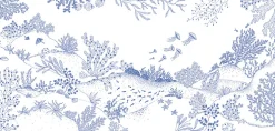 Acte Déco Papier peint panoramique enfant Jardin sous-marin, Bleu 225 x 250cm*Enfant Papier Peint Enfant