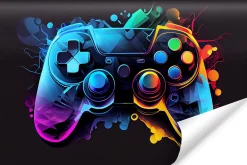 Clearance Muralo Papier Peint Photo MANETTE DE JEU Abstraction Pour Chambre D'Adolescent 180cm x 120cm