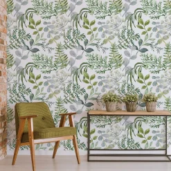 Online Muralo Papier Peint Pour La Chambre PLANTES Fleurs Feuilles