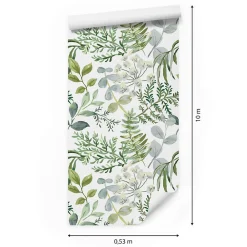 Online Muralo Papier Peint Pour La Chambre PLANTES Fleurs Feuilles