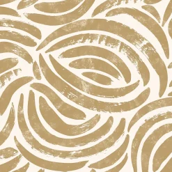 GoodHome Papier peint pré-encollé vinyle intissé géométrique Easy Roll Aubrey beige l.53 x H.1005 cm* Papier Peint Art Déco|Papier Peint Pour Chambre