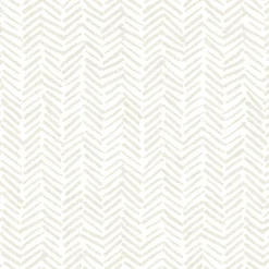 Online GoodHome Papier peint pré-encollé vinyle intissé géométrique Easy Roll Blasie beige l.53 x H.1005 cm