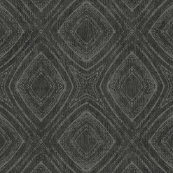 Online GoodHome Papier peint pré-encollé vinyle intissé géométrique Easy Roll Cadeby gris l.53 x H.1005 cm