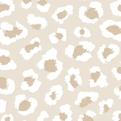 GoodHome Papier peint pré-encollé vinyle Easy Roll Coquille Pois beige l.53 x H.1005 cm*Enfant Papier Peint Pré-Encollé|Papier Peint