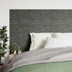 Hot GoodHome Papier peint pré-encollé vinyle intissé uni Easy Roll Calcot vert l.53 x H.1005 cm