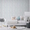 GoodHome Papier peint pré-encollé vinyle à rayures Easy Roll Satori rayures bleu l.53 x H.1005 cm*Enfant Papier Peint Pour Couloir|Papier Peint Pré-Encollé