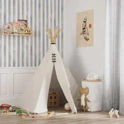 GoodHome Papier peint pré-encollé vinyle à rayures Easy Roll Satori rayures bleu l.53 x H.1005 cm*Enfant Papier Peint Pour Couloir|Papier Peint Pré-Encollé