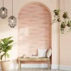 GoodHome Papier peint pré-encollé vinyle intissé Easy Roll Bellevue rose l.53 x H.1005 cm* Papier Peint Pré-Encollé|Papier Peint Imitant