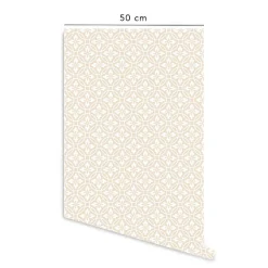 Discount Decochic Papier peint vinyle adhésif vintage sable 50x300 cm