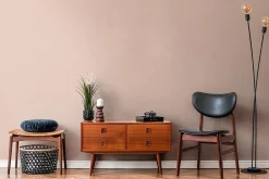 A.S. Creation Papier peint vinyle grainé sur intissé uni beige rose L.1005 x l. 53 cm, As Creation Around* Papier Peint Pour Couloir|Papier Peint Uni