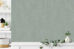 Discount Ugepa Papier peint vinyle grainé sur intissé uni tweed vert L.1001 x l.53cm Ugèpa