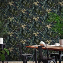 Clearance GoodHome Papier peint vinyle intissé Nepata L.10 x l. 0,53 m