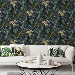 Clearance GoodHome Papier peint vinyle intissé Nepata L.10 x l. 0,53 m
