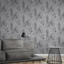 GoodHome Papier peint vinyle intissé Ani* Papier Peint Naturel Et Tropical|Papier Peint Pour Salon