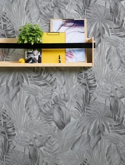 GoodHome Papier peint vinyle intissé Ani* Papier Peint Naturel Et Tropical|Papier Peint Pour Salon